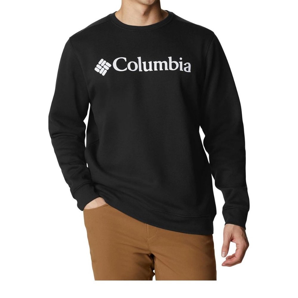 Columbia Trek Crew Sweatshirt Men's Pullover Sweat shirt - Black